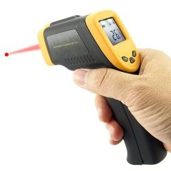 Thermometre temperature afficheur lcd laser infrarouge 380°c -50°c deperdition ECLATS DESTOCKAGE