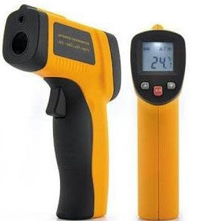 Thermometre temperature lcd laser infrarouge afficheur 380°c -50°c deperdition ECLATS DESTOCKAGE