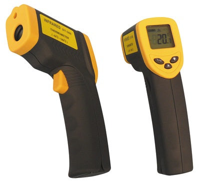 Thermometre temperature lcd laser infrarouge visee -50°c  380°c afficheur deperdition chaleur ECLATS DESTOCKAGE