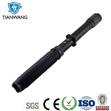 Torche matraque telescopique electrifiee shocker paralyseur taser rechargeable defense electrique ECLATS DESTOCKAGE