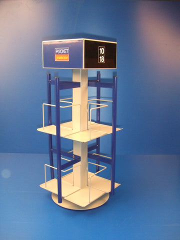 Tourniquet de table 32 vol multimarques presentation exposition produit en magasin - ECLATS DESTOCKAGE