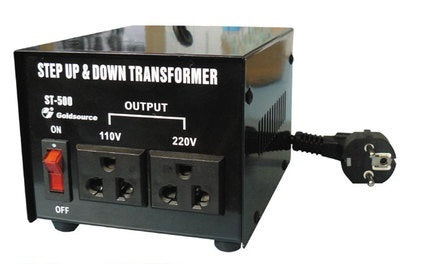 Transformateur 110 220 volts 500 watts réversible - ECLATS DESTOCKAGE