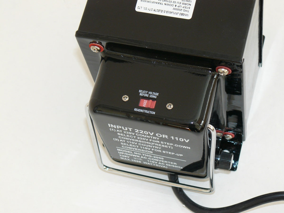 Transformateur 110 220v 1500 watts réversible changeur convertisseur tension 230v 115v 120v - ECLATS DESTOCKAGE