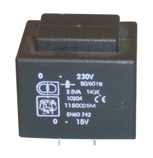 Transformateur 230v 15v moule 2.5 va 0.167a 1150025m alimentation transfo 220v 230v 50/60hz 240v ECLATS DESTOCKAGE
