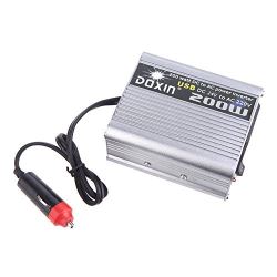 Transformateur de tension portable voiture 24v à 220v + usb - ECLATS DESTOCKAGE