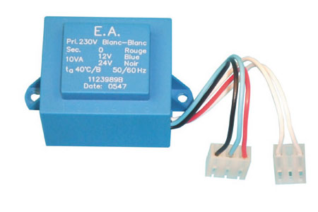 Transformateur electrique 220vca/2x12 10va de circuit automatisme 600c 610c ece244cn cl610e cl1010em - ECLATS DESTOCKAGE