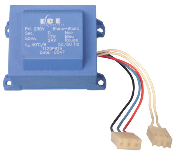 Transformateur electrique 230 0 12 24vca 50va centrale motorisation ea73 alim 220v 24v ECLATS DESTOCKAGE