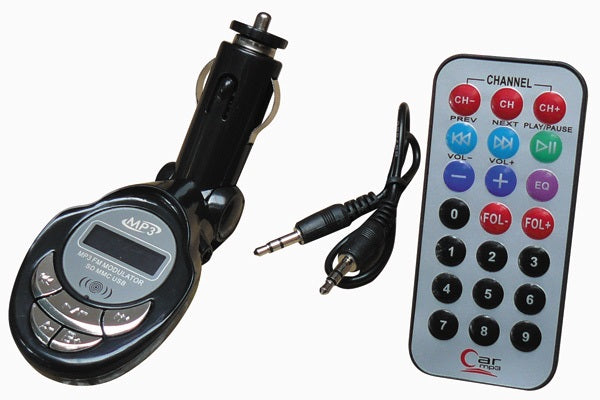 Transmetteur emetteur mp3 usb voiture radio avec telecommande ECLATS DESTOCKAGE