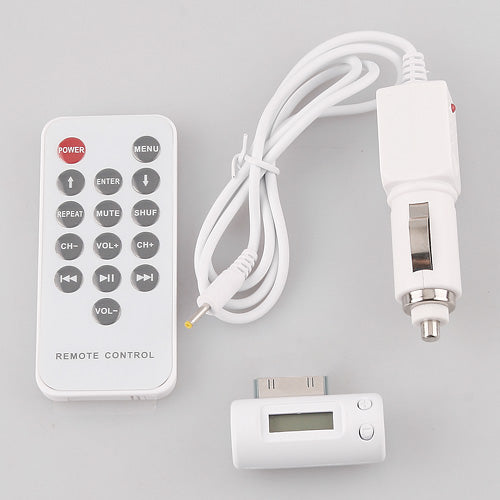 Transmetteur emetteur sans fil fm telecommande apple ephone 3g 3gs 4g 4 ipod touch nano classic pa78 ECLATS DESTOCKAGE