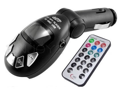 Transmetteur mp3 usb voiture radio emetteur musique + telecommande ECLATS DESTOCKAGE