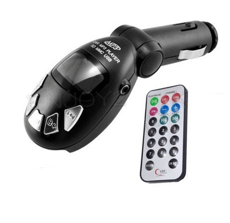 Transmetteur sans fil emetteur radio fm mp3 voiture clef usb telecommande ECLATS DESTOCKAGE