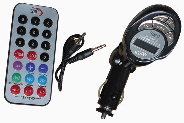 Transmetteur usb mp3 sans fil clef radio voiture avec telecommande ECLATS DESTOCKAGE