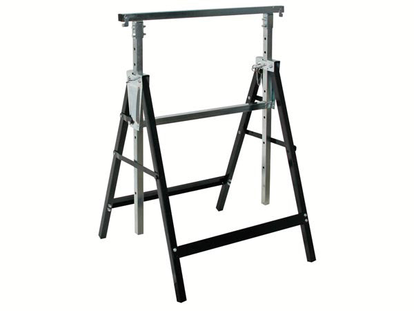 Treteau portable metallique réglable télescopique 2002-200 7 positions max 180kg - ECLATS DESTOCKAGE