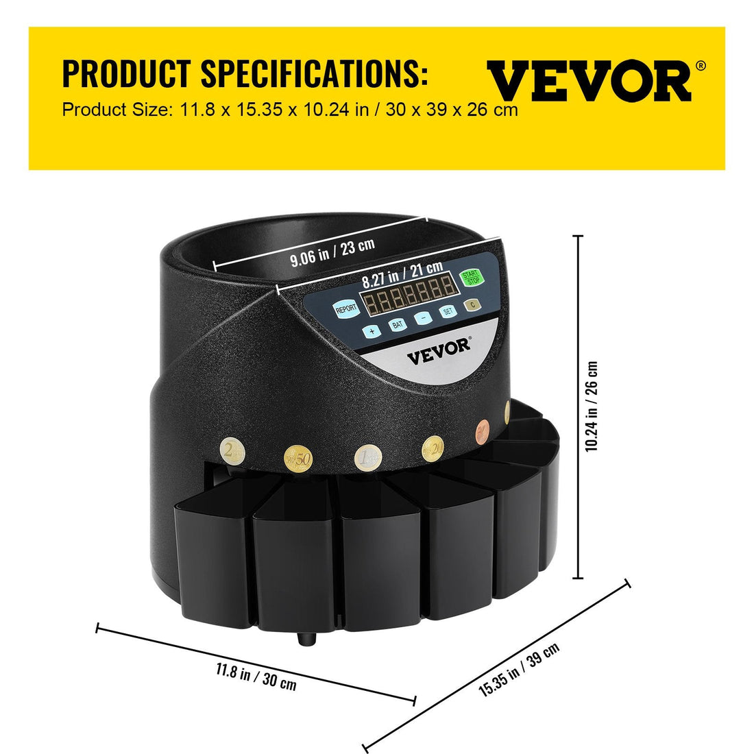 Trieuse comptage compteuse piece de monnaie euro compatible safescan ECLATS DESTOCKAGE