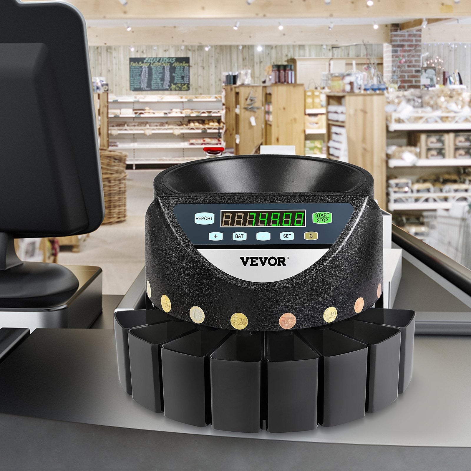 Trieuse compteuse piece de monnaie euro safescan ECLATS DESTOCKAGE