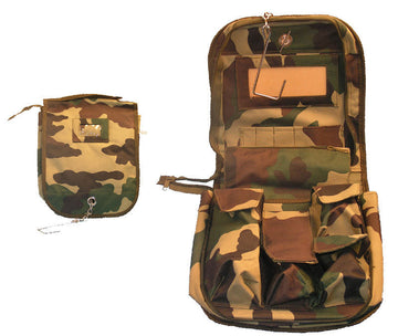 Trousse toilette militaire sac transport camouflage ttopsgmc paramilitaire hygiene armé ECLATS DESTOCKAGE