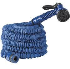 Tuyau 7.5m super extensible bleu+pistolet arroseur x hose boyau etirable rétractable ECLATS DESTOCKAGE