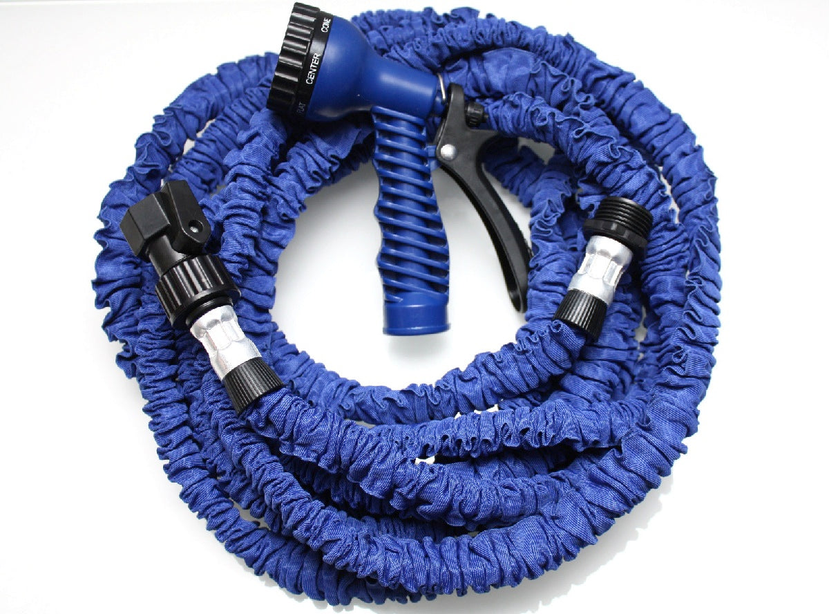 Tuyau arrosage extensible xhose 15m pistolet raccord rapide compatible gardena boyau rétractable ECLATS DESTOCKAGE
