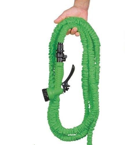 Tuyau d arrosage extensible 23m avec pistolet 4 jets embouts raccord universel ECLATS DESTOCKAGE
