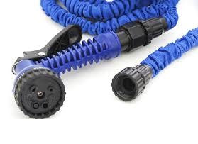 Tuyau d arrosage rétractable 15 m + pistolet x hose boyau etirable x hose revolutionnaire ECLATS DESTOCKAGE
