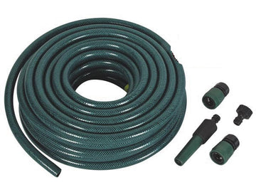Tuyau eau arrosage 12.5mm x 20m raccord avec arrêt buse réglable ghr20 12 nez de robinet 5410329354008 ECLATS DESTOCKAGE