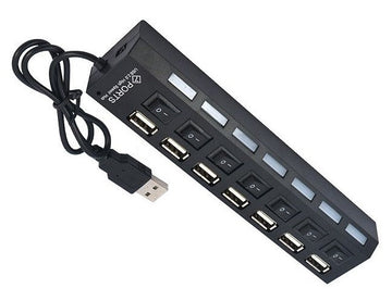 Usb 7 ports Répartiteur hub hd Commutateur Partagé concentrateur 2.0 pour PC ECLATS DESTOCKAGE
