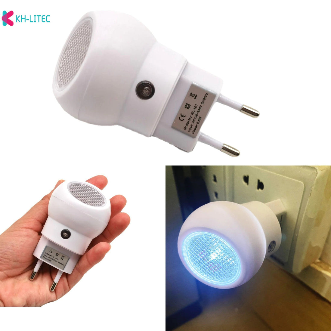 Veilleuse enfant lumiere bébé 230v ra-rx2608 capteur lampe de chevet rotative à led 360 ° 220v ECLATS DESTOCKAGE