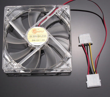 Ventilateur 3 pins 12v avec connecteur black 120x120x25mm ECLATS DESTOCKAGE