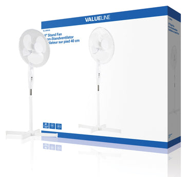 Ventilateur a pied 40 cm 3 vitesses bouton d oscillation ECLATS DESTOCKAGE