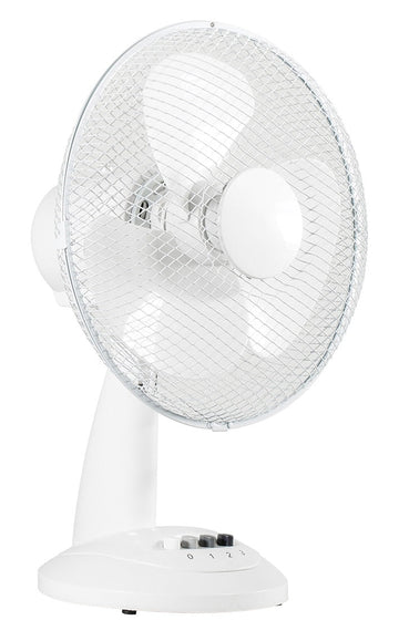 Ventilateur de table 30cm 220v oscillant fixe 12p 30cm 3 vitesses ventilation ECLATS DESTOCKAGE