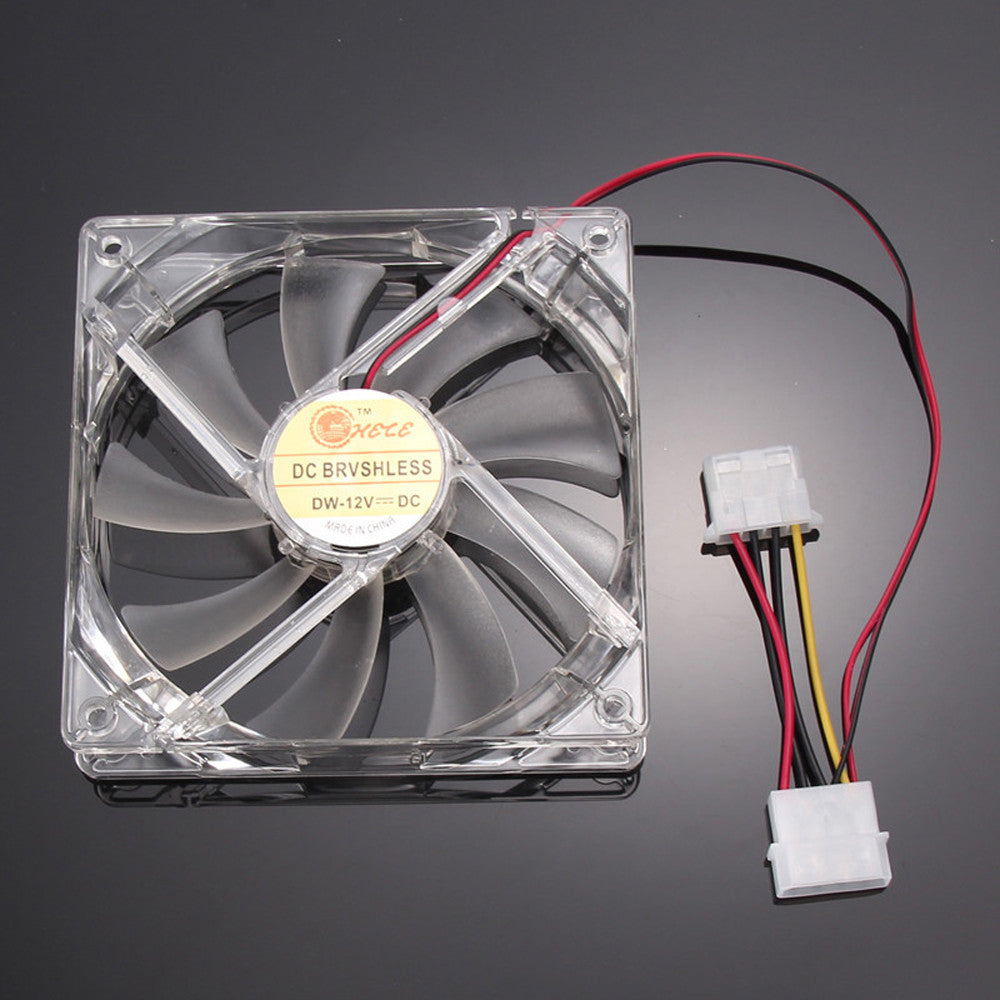 Ventilateur noir black 120mm 12v avec connecteur 3 pins 120x120x25mm ECLATS DESTOCKAGE