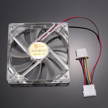 Ventilateur noir black 120mm 12v avec connecteur 3 pins 120x120x25mm ECLATS DESTOCKAGE