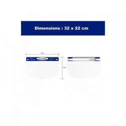 Visiere anti-gouttelettes Anti-buée Anti-poussière écran facial protection tete bouche nez