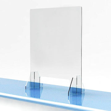 vitre ecran protection plexiglass transparent 35X45cm comptoir accueil réception separation latérale bouclier hygiaphone A01 ECLATS DESTOCKAGE