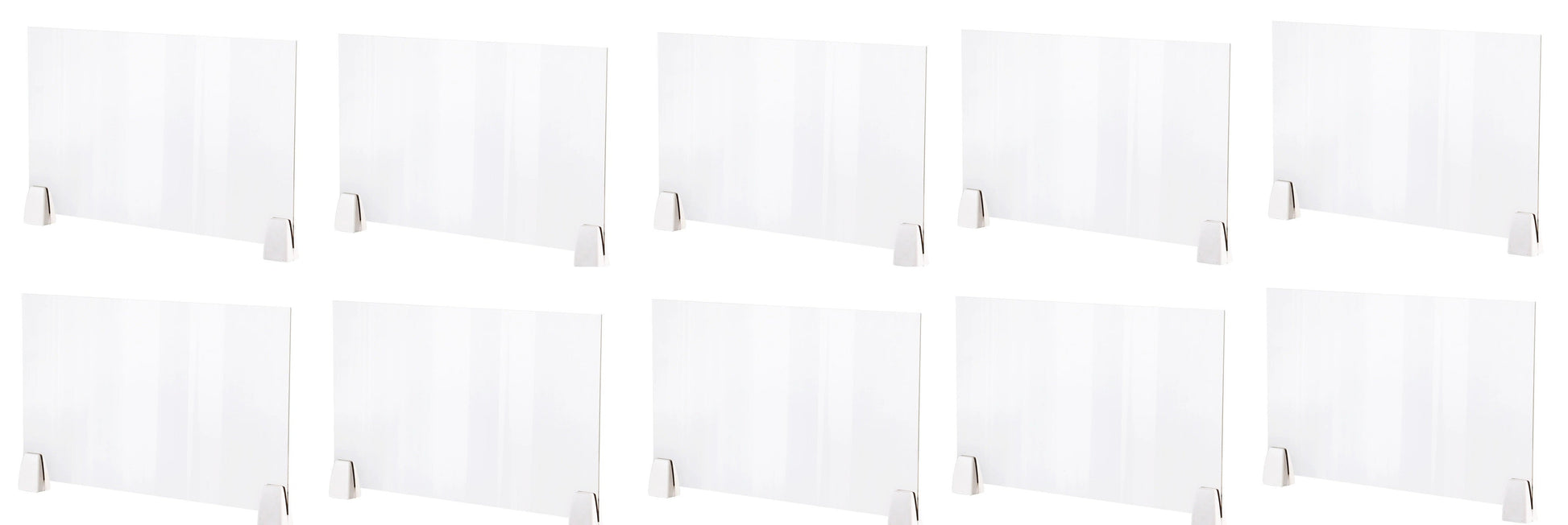 10 vitre ecran protection plexiglass transparent 50X45cm separation latérale bouclier hygiaphone separateur A03 ECLATS DESTOCKAGE