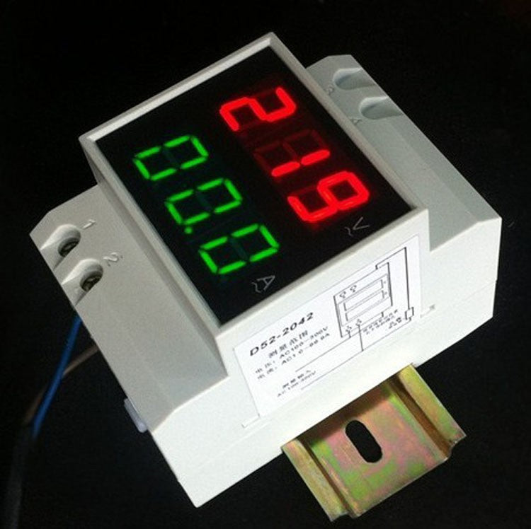 Voltmetre amperemetre de tableau d52-2042 80-300v 200-450vac 02a 99.9a ECLATS DESTOCKAGE