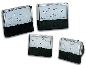 Voltmetre analogique de tableau 15v 70x60mm avm7015 voltage mesure tension cc velleman - ECLATS DESTOCKAGE