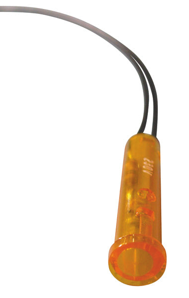 Voyant lumineux rond cylindrique 7mm 220v orange craf220a signalisation lumineuse ECLATS DESTOCKAGE