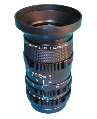 Zoom manuel 12.5 75mm f1.6 2/3p lmz78na pour cameras de surveillance video ECLATS DESTOCKAGE
