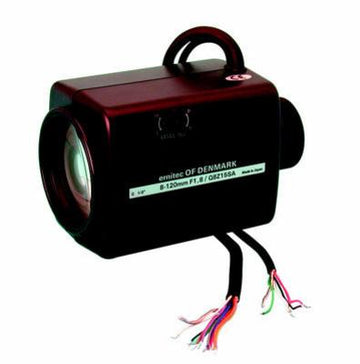 Zoom motorise asservi 1/2' 8/120 3.1° 44° q8z15sa 1/2 pour cameras de surveillance video ECLATS DESTOCKAGE